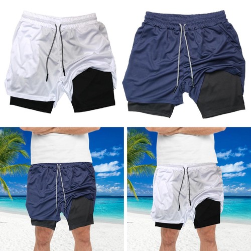 Active Shorts for Men Cloth Lightweight Tennis Training Shorts for Bodybuilding - Picture 1 of 12