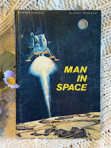 Vintage 1967 Man in Space Buch Wissenschaftsprogramm NASA Apollo Missionen Doubleday