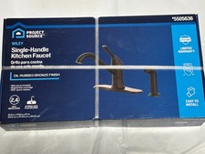 Project Source Single Handle Kitchen Faucet Wiley 5505636 OIL Rubbed Bronze