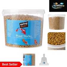 5L Complete Nutrition Fish Food Tub for Healthy Growth & Color, All Sizes