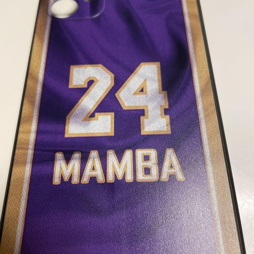 Kobe Bryant iPhone 11 Case Purple Jersey Design Number 24 Mamba Plastic - Photo 3 sur 6