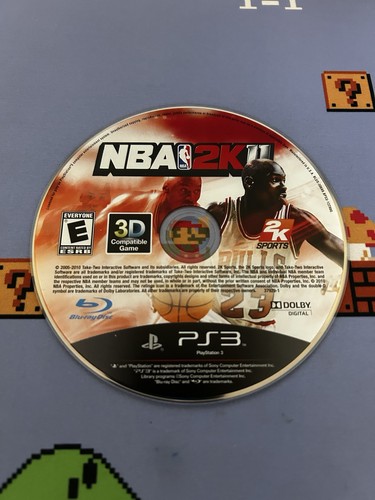NBA 2K11 (PlayStation 3, 2010) A6 - GAME ONLY