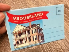 Grouseland Home Of William Henry Harrison Vincennes Indiana Postcard Folder AD44
