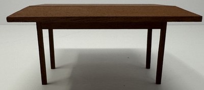 Vintage Artisan Signed By Bruce Dollhouse Miniature Drop Down Table