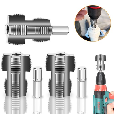 #ad #ad 3x 1 2quot; 3 4quot; Water Pipe Thread Restorer Plumbing Internal Thread Tap Repair Tool $13.98