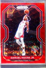 2020-21 Prizm Danuel House Jr. Ruby Wave Prizms #80 Rockets