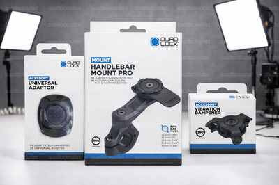 USA Quad Lock HANDLEBAR PRO Phone Mount, Vibration DAMPENER, Case ADAPTER