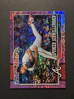 2026 Topps Series 1 Spencer Schwellenbach Pink Sandglitter #306 Atlanta Braves