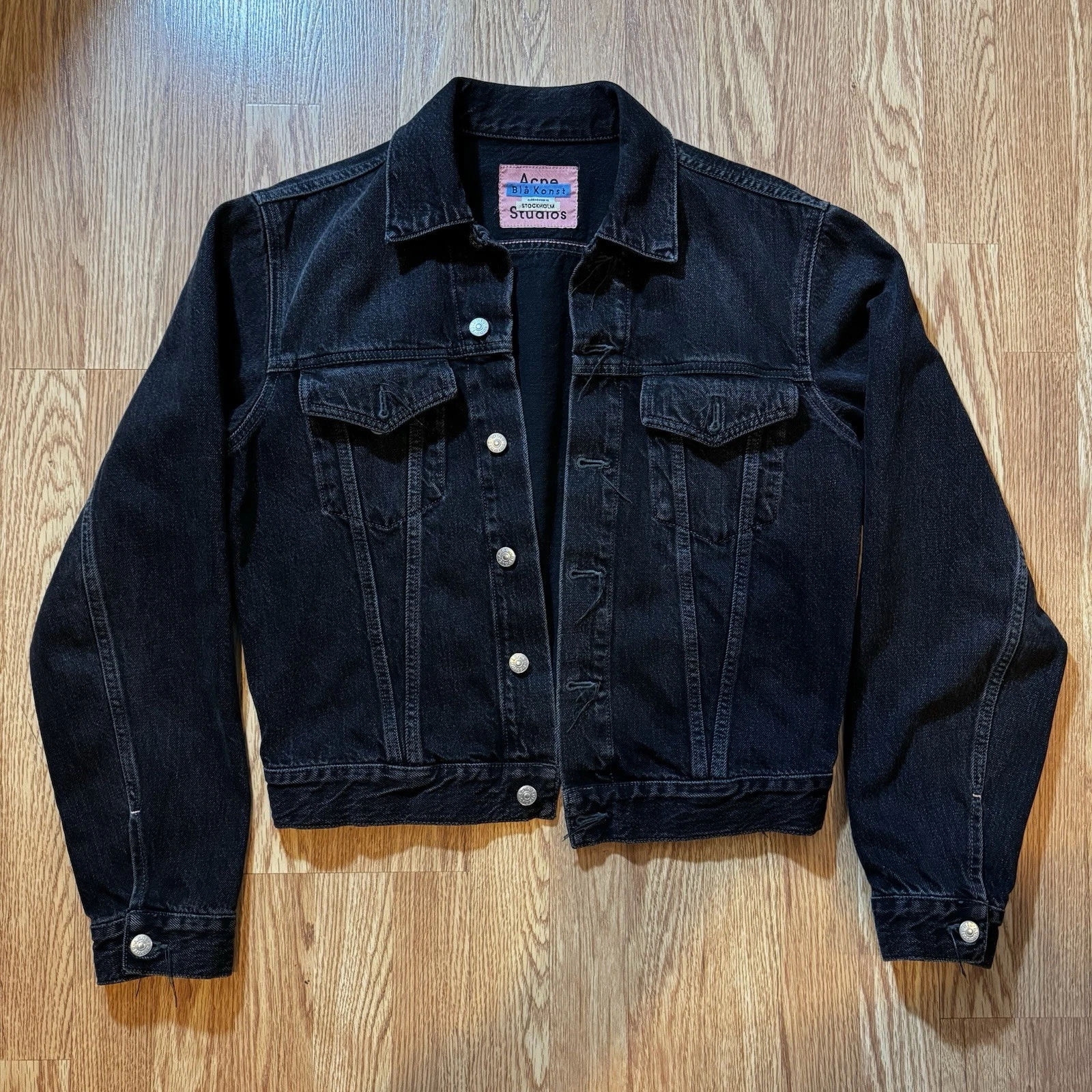 giacca denim acne studios