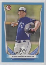 2014 Bowman Draft Top Prospects Blue 14/399 Christian Binford #TP-65 z6b