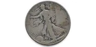 1939 Walking Liberty half dollar 90% Silver in case Good