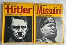 ✅PRO E CONTRO - HITLER - MUSSOLINI - I Dossier Mondadori