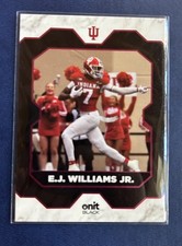 2025 Onit Black Indiana Hoosiers E.J. Williams Jr. Pink Parallel /150 #B-16