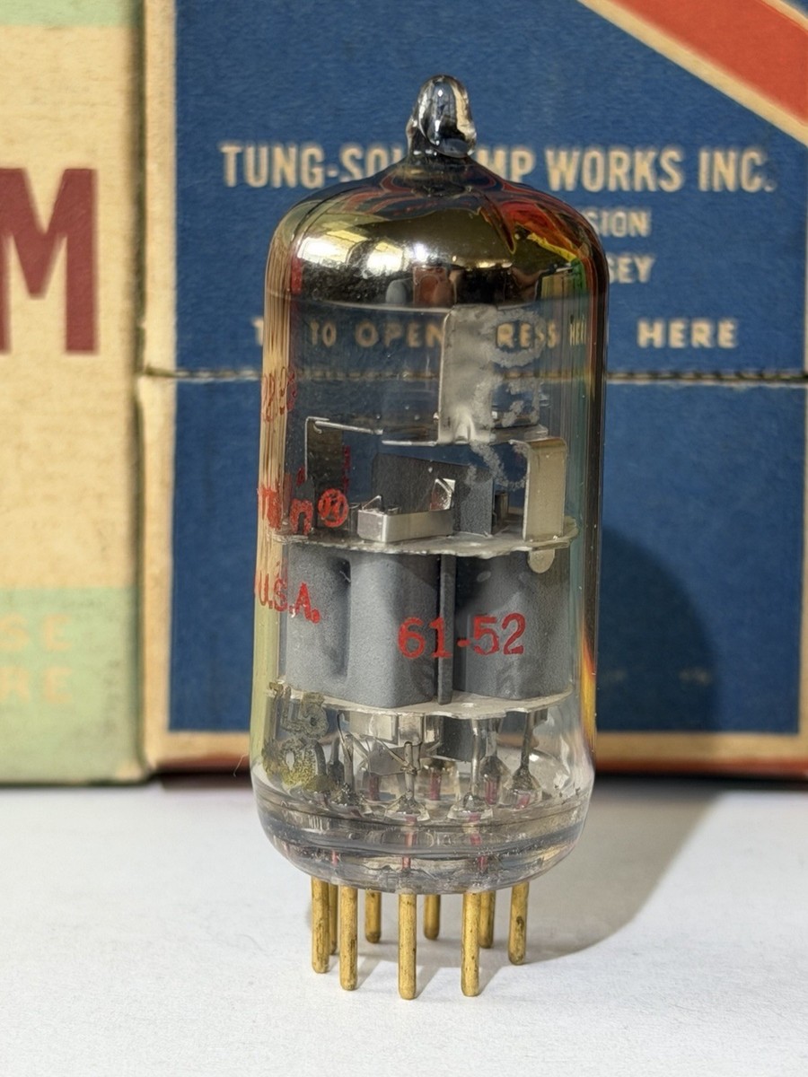 AMPEREX NEW YORK / BECKMAN GOLD PIN 6922 TUBE CODES 7L5/*0L & 61