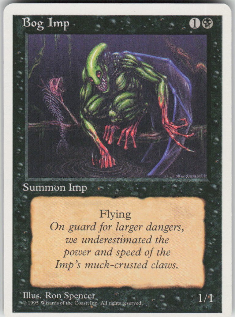 Bog Imp Common Fourth Edition Magic: The Gathering Moderately Played