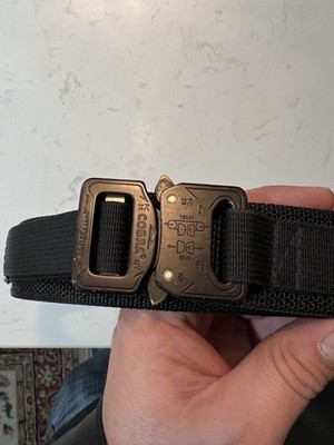 S.O.E. EDC Belt. All black size 36, 1.5'' belt featuring  a 1'' Cobra Buckle.