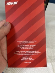 Castlevania: Bloodlines (Sega Genesis, 1994) Complete In Box