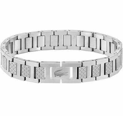 Lacoste Metropole Armband Silber Unisex Ideal Als Geschenk Neu OVP