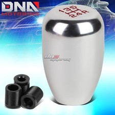 Racing Manual 5-speed Shift Knob For Hondaacuramazdasubarutoyotaford Silver Racing Manual 5-speed Shift Knob For Hondaacuramazdasubarutoyotaford Silver