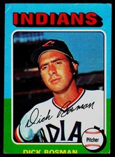 1975 Topps #354 Dick Bosman- POOR