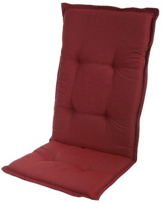 Auflage Hochlehner Naxos/Rio 50318-300 rot 117x49x6 cm Sun Garden Sitzpolster