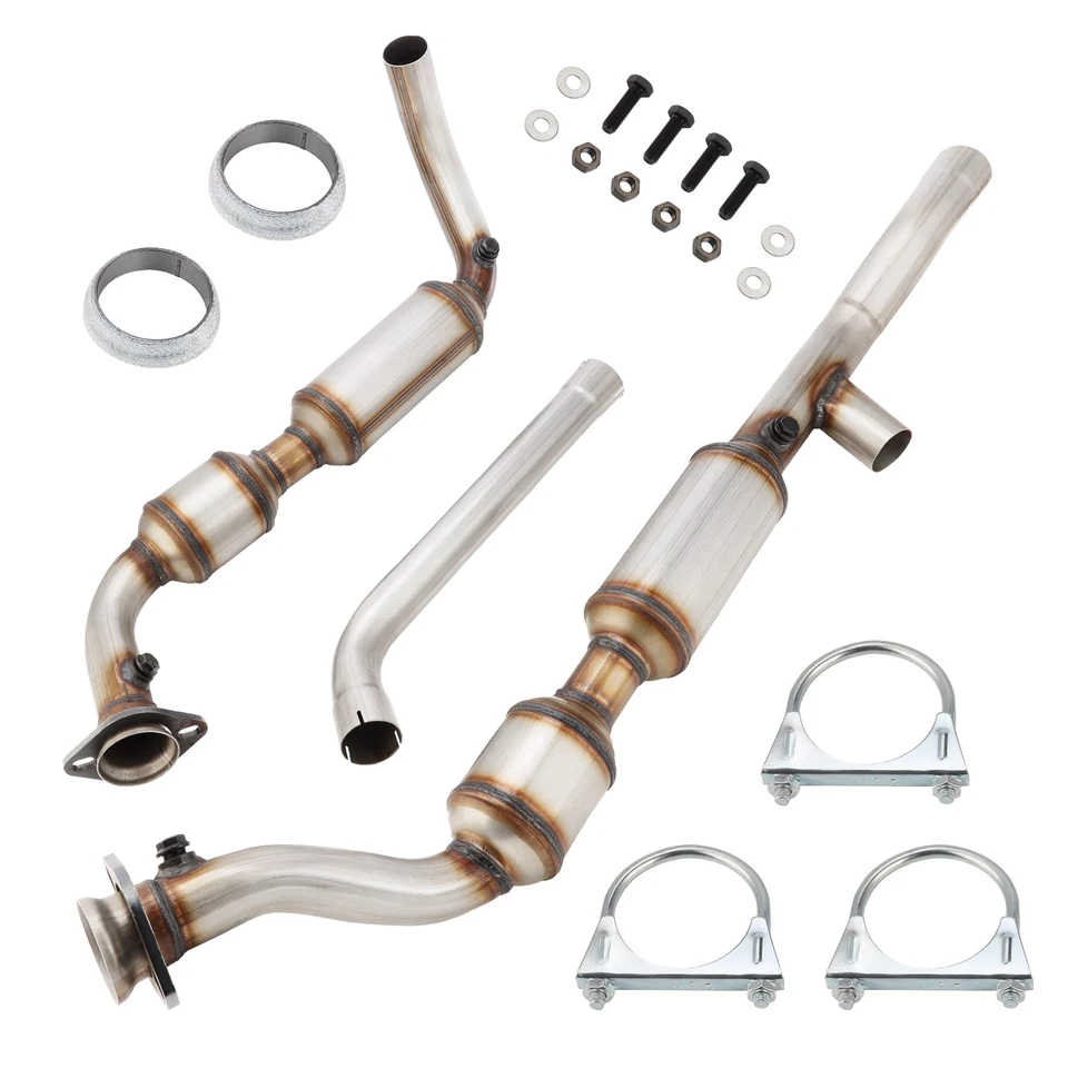 Both Exhaust Catalytic Converter For Ford F-150 & Expedition 1997-1998 4.6L 4WD - Imagem 3 de 4