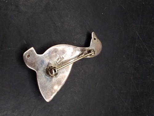 Broche de plata vintage pato ganso cisne etc fabricante de Tailandia Su - Imagen 2 de 5