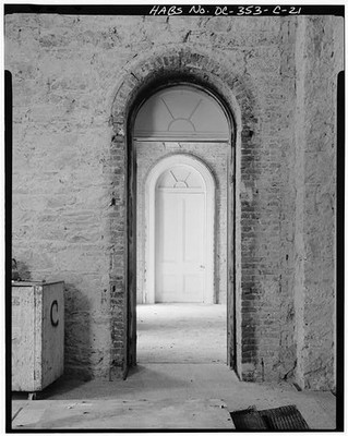 Washington DC U.S. Soldiers Home Scott Building Interior Arched Doorways 1930s