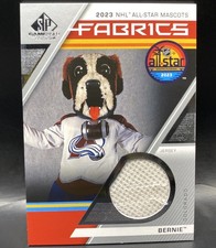 2023-24 SP Game Used All-Star Mascot Fabrics Bernie Jersey Colorado Avalanche