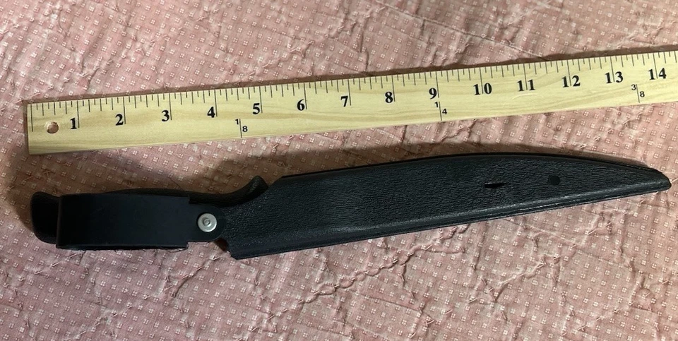 "Cuchillo de filete American Angler Premium 11"" con hoja y funda de acero inoxidable de 6""" Foto 3 de 4