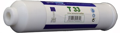 Inline Aktivkohle Postfilter T33 CARBON für Umkehrosmoseanlagen