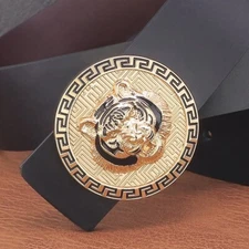 Luxury Designer Belt Men Women Tiger Buckle Waist Strap Belt for Jeans Waistband