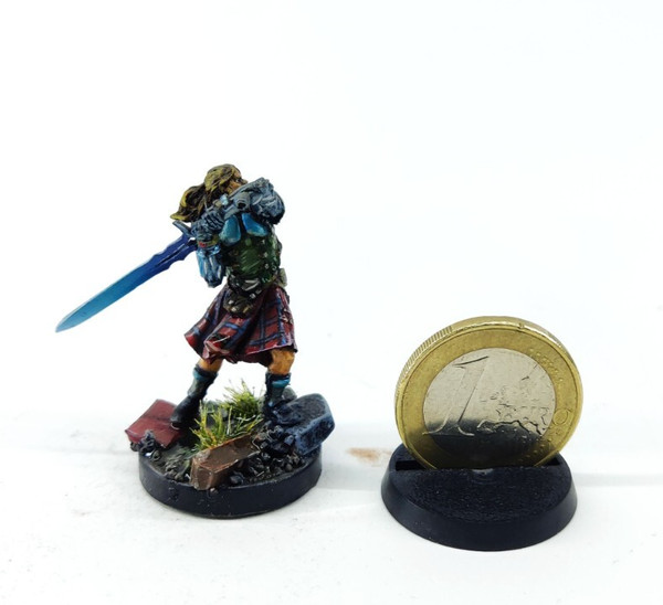 Miniatura Pintada William Wallace 28/32mm | Painted RPG Wargame