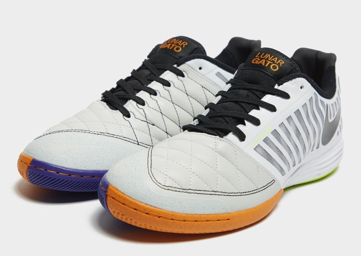 Nike Lunargato II White/Black-Photon Dust Indoor IC Mens 580456