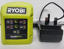Genuine Ryobi ONE Intelliport Battery Smart Charger Charging UK Plug RC18115