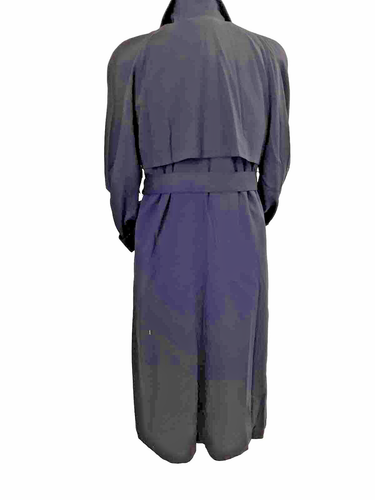 Jones New York Nuevo Para mujeres Largo Azul Marino Trinchera Talla 8 Delineador Extraíble - Imagen 4 de 16