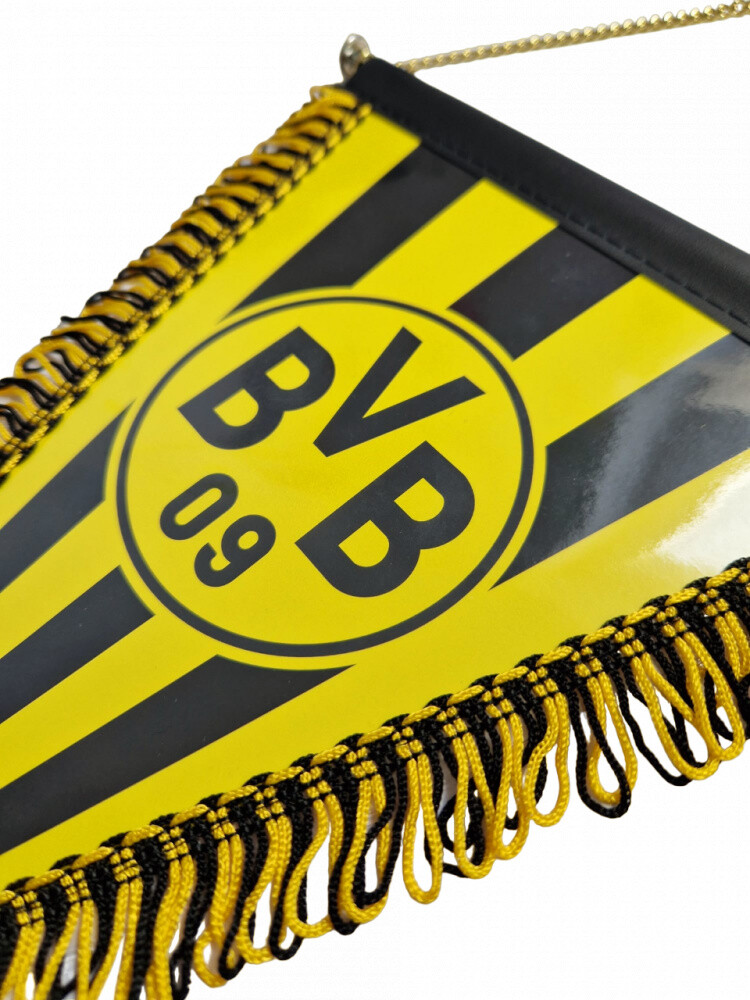 Fanion Borussia Dortmund (BVB 09) – Vintage Années 90, Très Bon état