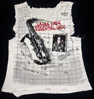 VINTAGE 70s LORA LAURA LOGIC ESSENTIAL PUNK ROCK T-SHIRT X RAY SPEX fifth column