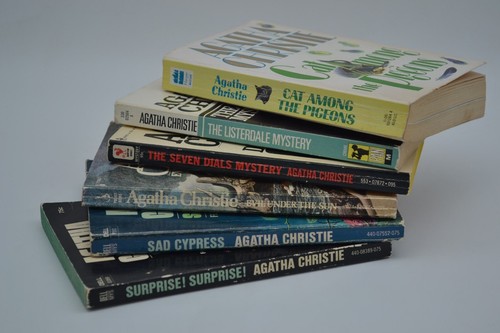 Konvolut 6 Agatha Christie Vintage Taschenbücher, Mystery, 70er 90er, Bantam, Dell