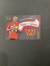 2022 Panini Donruss Football Kevin Durant Fans Of The Game Insert Card