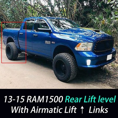 For 13-15 Dodge Ram 1500 Adjustable Air Ride Suspension Rear Rise Links ...