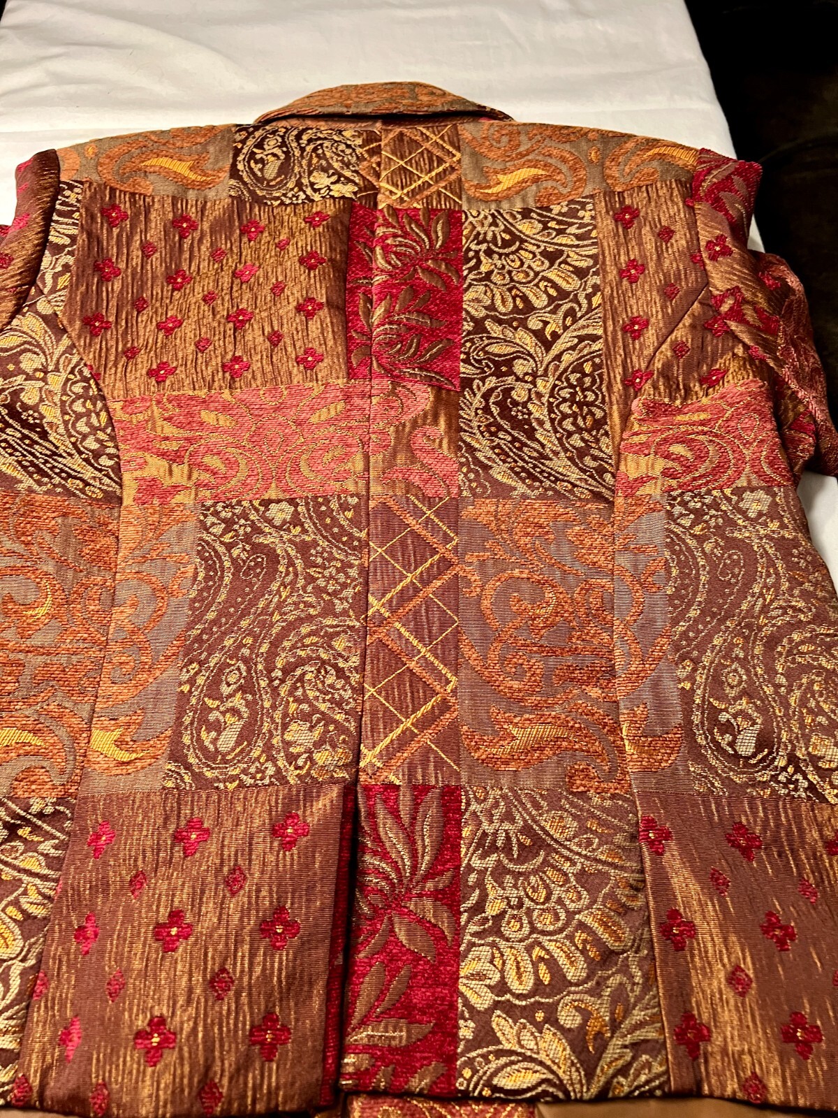 ELCC Women's Tapestry Patchwork Blazer Jacket - M - image 9