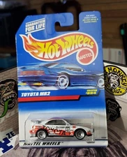 Hot Wheels 1998 #894⭐Toyota MR2 RALLY White⚡Lace Wheel Smoke Windo THAILAND🔴JDM