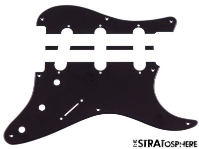 * NEW Stratocaster PICKGUARD for Fender Vintage Strat 8 Hole Racing Stripe Print