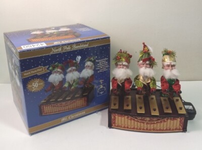 Mr. Christmas North Pole Bandstand Musical Animated Santa Elf