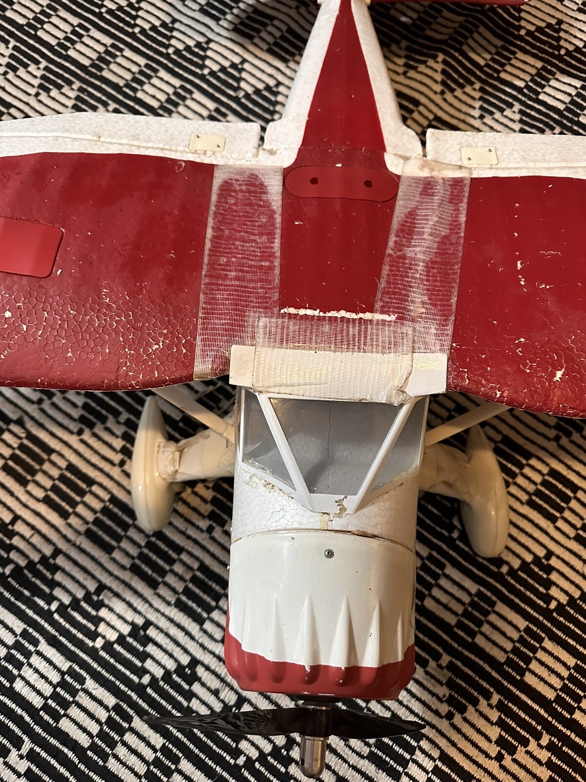 Park Zone SR10 Stinson Rc Air Plane 1/6 Plane 4 Foot Wingspan Complete