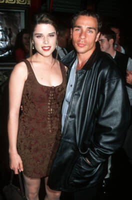 Neve Campbell husband Jeff Colt Premiere of The Craft at Manns- 1996 Old Photo