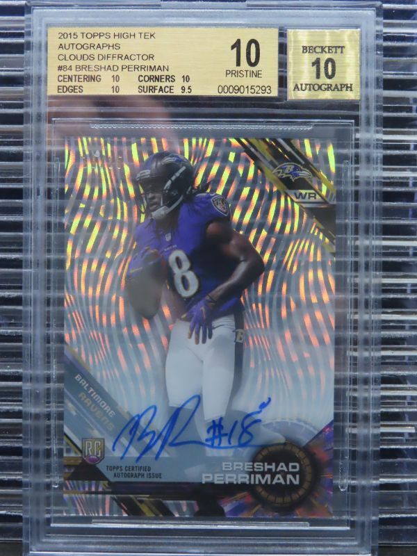 Breshad Perriman Topps High Tek #84 Autograph