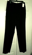 NEW Vintage Navy Pants High Waist Straight Leg Size 6 Runs Large