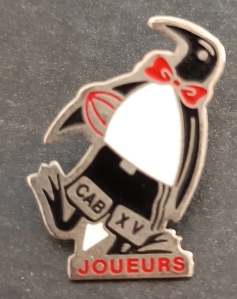 Badge Rare Années 50 Chocolat Poulain – US Dax (Rugby), Très Bon état